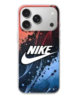 Чехол для iPhone 17 Pro с картинкой «Градиентный принт Найк»