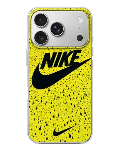 Чехол для iPhone 17 Pro с картинкой «Желтый текстурный Nike» Чехол для iPhone 17 Pro с картинкой «Желтый текстурный Nike»
