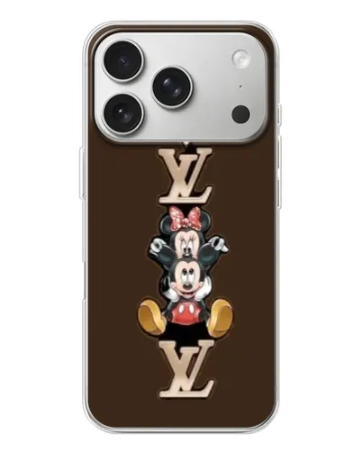 Чехол для iPhone 17 Pro с картинкой «LV и Микки Маус» Чехол для iPhone 17 Pro с картинкой «LV и Микки Маус»