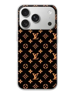 Чехол для iPhone 17 Pro с картинкой «Золотая монограмма LV»