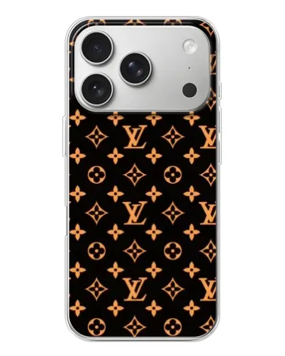 Чехол для iPhone 17 Pro с картинкой «Золотая монограмма LV» Чехол для iPhone 17 Pro с картинкой «Золотая монограмма LV»