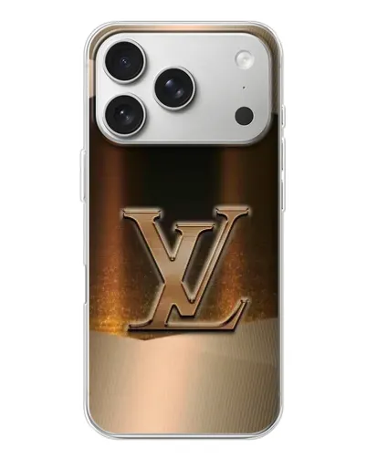 Чехол для iPhone 17 Pro с картинкой «LV — золотое сияние» Чехол для iPhone 17 Pro с картинкой «LV — золотое сияние»