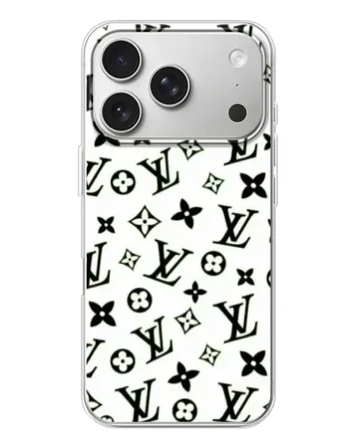 Чехол для iPhone 17 Pro с картинкой «Монохромный хаос LV» Чехол для iPhone 17 Pro с картинкой «Монохромный хаос LV»