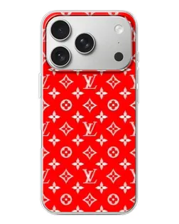 Чехол для iPhone 17 Pro с картинкой «Яркий паттерн LV»