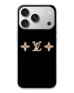 Чехол для iPhone 17 Pro с картинкой «Louis Vuitton — минимализм»