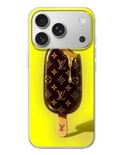 Чехол для iPhone 17 Pro с картинкой «Мороженое от LV»