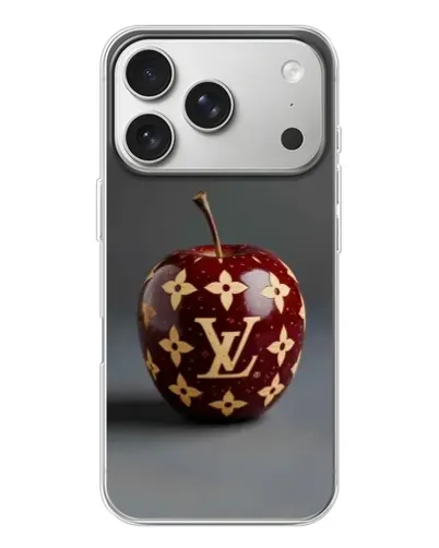 Чехол для iPhone 17 Pro с картинкой «Красное яблоко LV» Чехол для iPhone 17 Pro с картинкой «Красное яблоко LV»