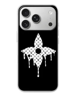 Чехол для iPhone 17 Pro с картинкой «Цветочная монограмма»