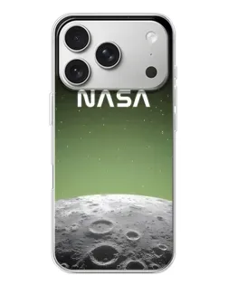 Чехол для iPhone 17 Pro с картинкой «NASA — лунный градиент»