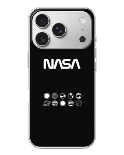 Чехол для iPhone 17 Pro с картинкой «NASA — технический принт» Чехол для iPhone 17 Pro с картинкой «NASA — технический принт»