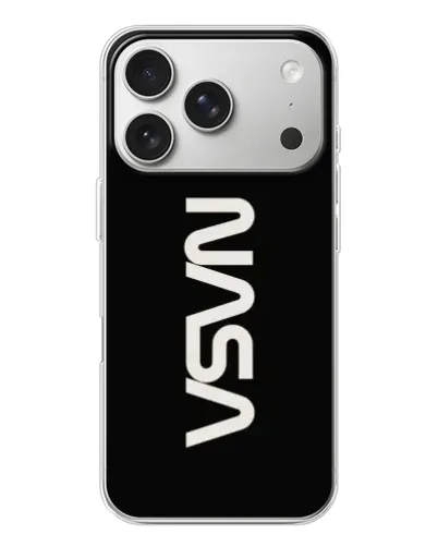 Чехол для iPhone 17 Pro с картинкой «NASA — вертикальный логотип» Чехол для iPhone 17 Pro с картинкой «NASA — вертикальный логотип»