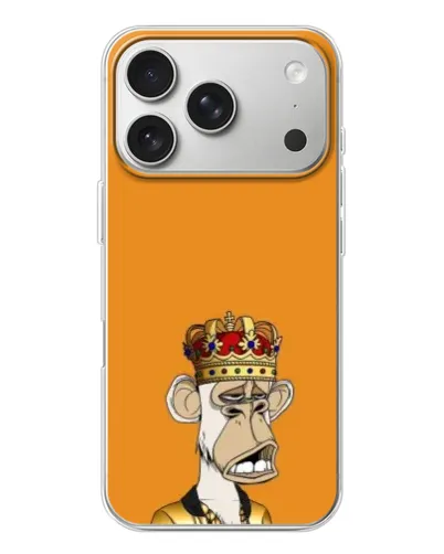Чехол для iPhone 17 Pro с картинкой «Золотая обезьяна Bored Ape» Чехол для iPhone 17 Pro с картинкой «Золотая обезьяна Bored Ape»