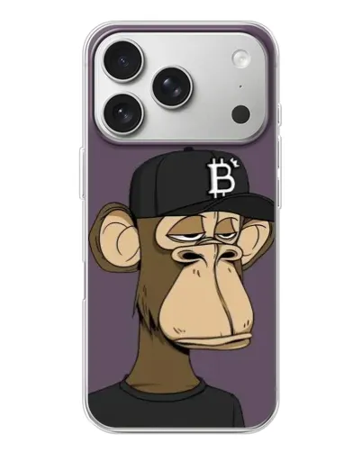 Чехол для iPhone 17 Pro с картинкой «Bored Ape в кепке» Чехол для iPhone 17 Pro с картинкой «Bored Ape в кепке»