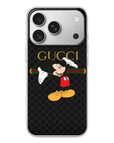 Чехол для iPhone 17 Pro с картинкой «Микки Маус Gucci» Чехол для iPhone 17 Pro с картинкой «Микки Маус Gucci»