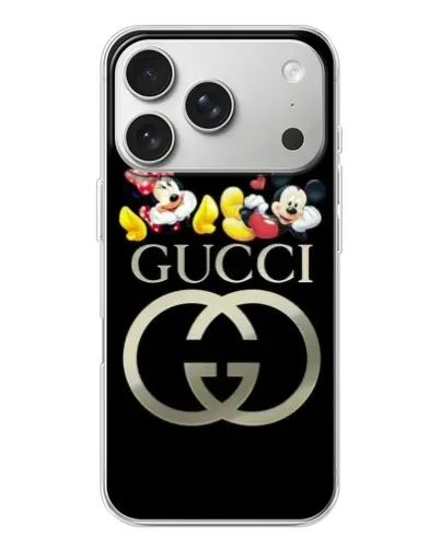 Чехол для iPhone 17 Pro с картинкой «Gucci — герои Disney» Чехол для iPhone 17 Pro с картинкой «Gucci — герои Disney»
