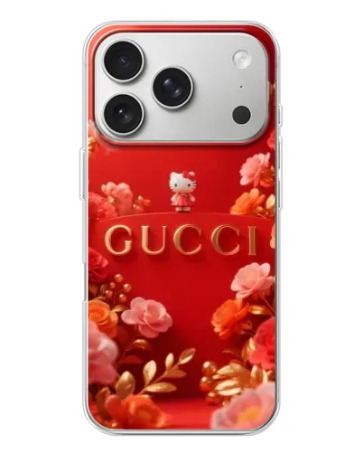 Чехол для iPhone 17 Pro с картинкой «Gucci — золотой сад» Чехол для iPhone 17 Pro с картинкой «Gucci — золотой сад»