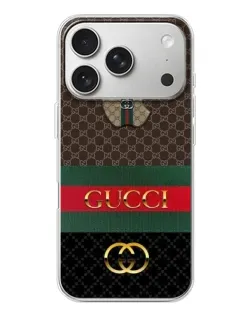 Чехол для iPhone 17 Pro с картинкой «Gucci — брендированный десерт»