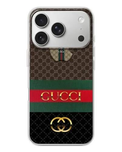 Чехол для iPhone 17 Pro с картинкой «Gucci — брендированный десерт» Чехол для iPhone 17 Pro с картинкой «Gucci — брендированный десерт»