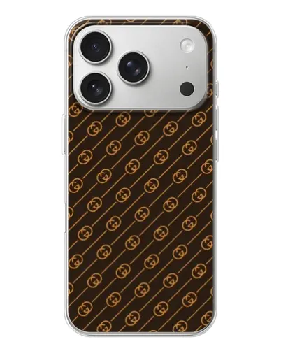 Чехол для iPhone 17 Pro с картинкой «Gucci — золотые диагонали» Чехол для iPhone 17 Pro с картинкой «Gucci — золотые диагонали»