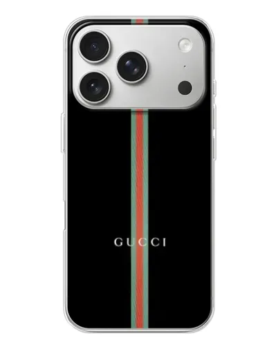 Чехол для iPhone 17 Pro с картинкой «Gucci — строгая линия» Чехол для iPhone 17 Pro с картинкой «Gucci — строгая линия»