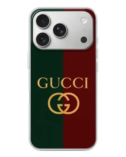 Чехол для iPhone 17 Pro с картинкой «Gucci — темно-зеленый градиент» Чехол для iPhone 17 Pro с картинкой «Gucci — темно-зеленый градиент»