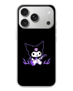Чохол для iPhone 17 Pro з картинкою «Електрична Kuromi»