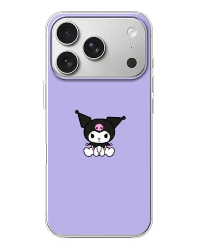 Чехол для iPhone 17 Pro с картинкой «Kuromi — фиолетовый минимализм» Чехол для iPhone 17 Pro с картинкой «Kuromi — фиолетовый минимализм»