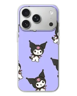 Чохол для iPhone 17 Pro з картинкою «Паттерн з Kuromi»