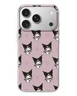Чохол для iPhone 17 Pro з картинкою «Kuromi — нічний сон»