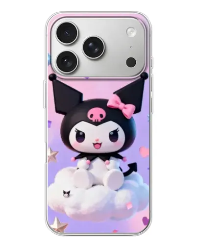 Чехол для iPhone 17 Pro с картинкой «Рок-звезда Kuromi» Чехол для iPhone 17 Pro с картинкой «Рок-звезда Kuromi»
