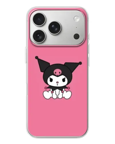 Чехол для iPhone 17 Pro с картинкой «Хмурая Kuromi» Чехол для iPhone 17 Pro с картинкой «Хмурая Kuromi»