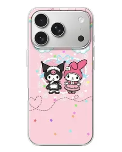 Чохол для iPhone 17 Pro з картинкою «My Melody та Kuromi»