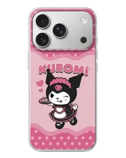 Чохол для iPhone 17 Pro з картинкою «Kuromi в окулярах»