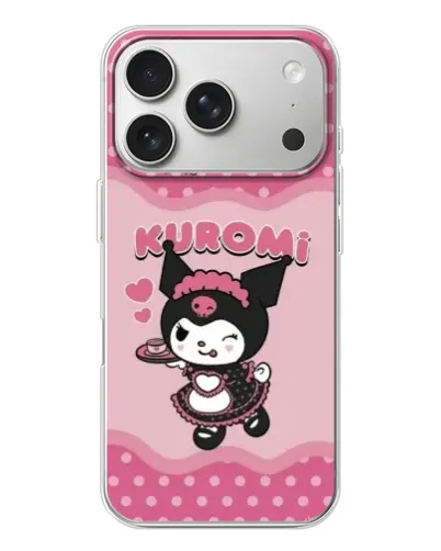 Чехол для iPhone 17 Pro с картинкой «Kuromi в очках» Чехол для iPhone 17 Pro с картинкой «Kuromi в очках»
