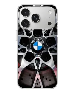 Чехол для iPhone 17 Pro с картинкой «BMW — деталь диска»