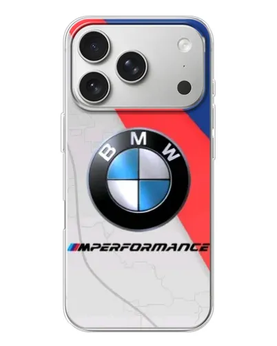 Чехол для iPhone 17 Pro с картинкой «BMW Performance стиль» Чехол для iPhone 17 Pro с картинкой «BMW Performance стиль»