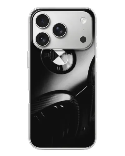 Чехол для iPhone 17 Pro с картинкой «Эмблема BMW — макро» Чехол для iPhone 17 Pro с картинкой «Эмблема BMW — макро»