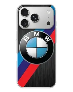 Чехол для iPhone 17 Pro с картинкой «BMW M-stripes стиль»