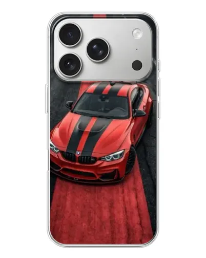 Чехол для iPhone 17 Pro с картинкой «BMW на красной дорожке» Чехол для iPhone 17 Pro с картинкой «BMW на красной дорожке»