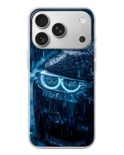 Чехол для iPhone 17 Pro с картинкой «BMW под дождем»