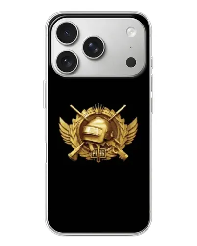 Чехол для iPhone 17 Pro с картинкой «PUBG — оранжевый градиент» Чехол для iPhone 17 Pro с картинкой «PUBG — оранжевый градиент»