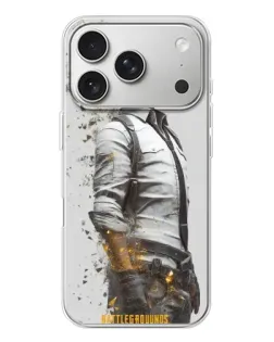 Чохол для iPhone 17 Pro з картинкою «PUBG — боєць у пилу»