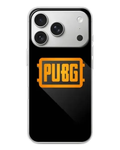 Чехол для iPhone 17 Pro с картинкой «PUBG — рамка лого» Чехол для iPhone 17 Pro с картинкой «PUBG — рамка лого»