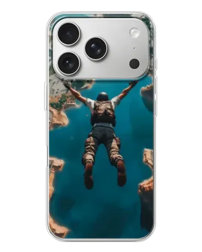 Чехол для iPhone 17 Pro с картинкой «PUBG — свободное падение» Чехол для iPhone 17 Pro с картинкой «PUBG — свободное падение»