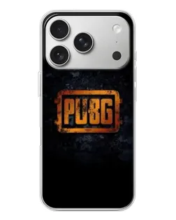 Чехол для iPhone 17 Pro с картинкой «PUBG — золотой логотип»