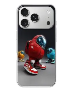 Чохол для iPhone 17 Pro з картинкою «Among Us — 3D стиль»