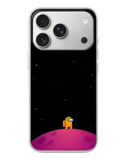 Чохол для iPhone 17 Pro з картинкою «Самотній герой на планеті»