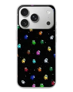 Чохол для iPhone 17 Pro з картинкою «Екіпаж Among Us»