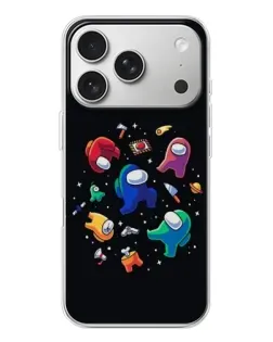 Чехол для iPhone 17 Pro с картинкой «Among Us космос»