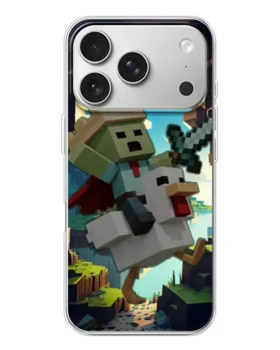 Чехол для iPhone 17 Pro с картинкой «Стив и гусь» Чехол для iPhone 17 Pro с картинкой «Стив и гусь»